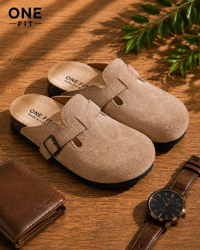ONF-CLG-3040 | Men's Buckle Comfort Clogs - ONE FIT