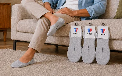 ONF-SCK-BAL | Men's Ballerina No-Show Socks gray - ONE FIT