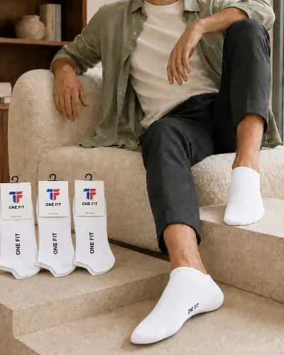 ONF-SCK-NS | Men's No-Show Comfort Socks - ONE FIT